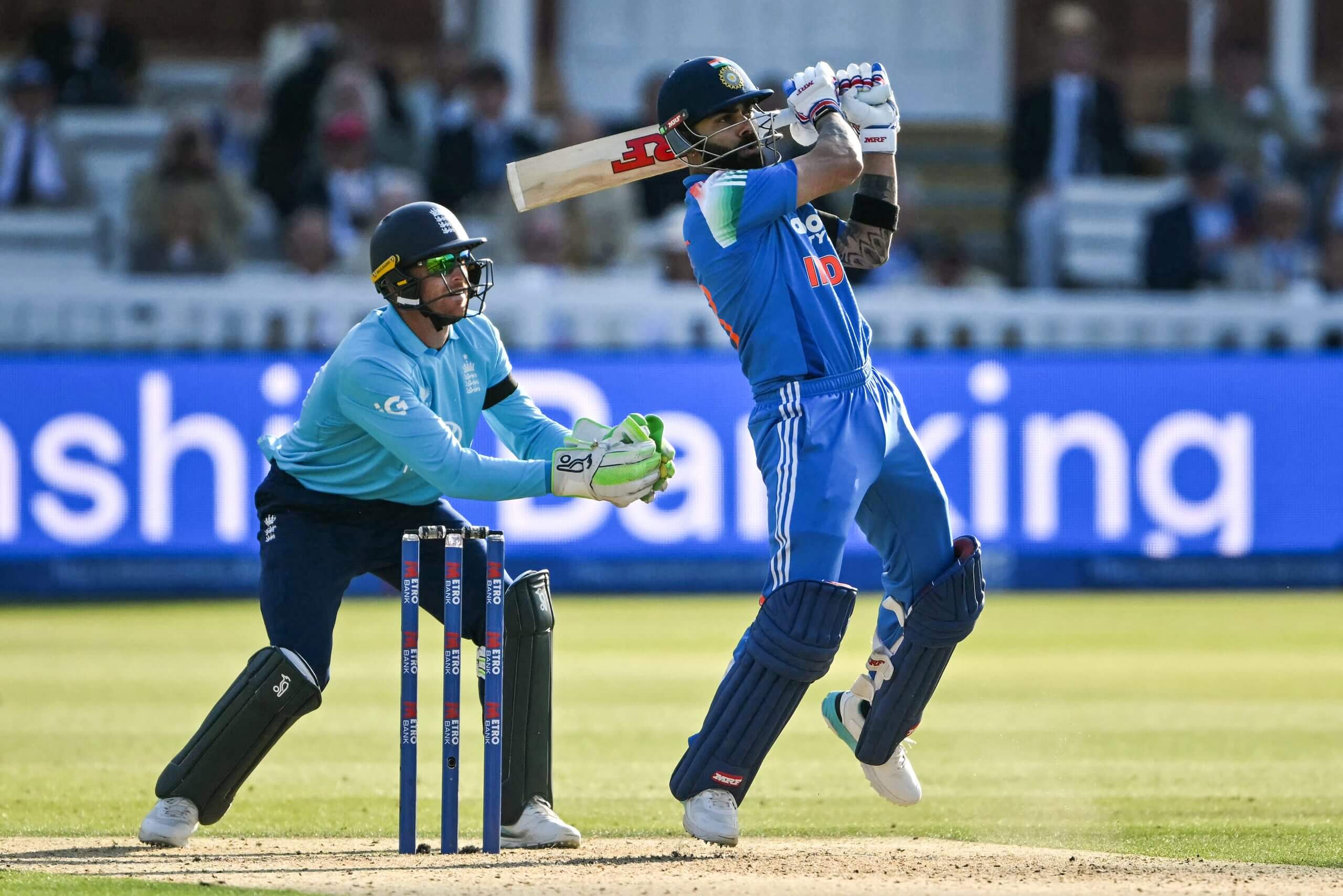 The Indian great Virat Kohli playing against England at Lord's in July
