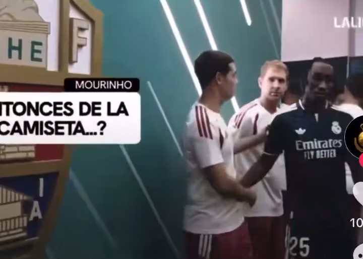 El video en el que se observan las reacciones de los futbolistas de Real Madrid a la hora de tener que ponerse la remera en la que la liga española se solidariza con el pueblo de Ceuta